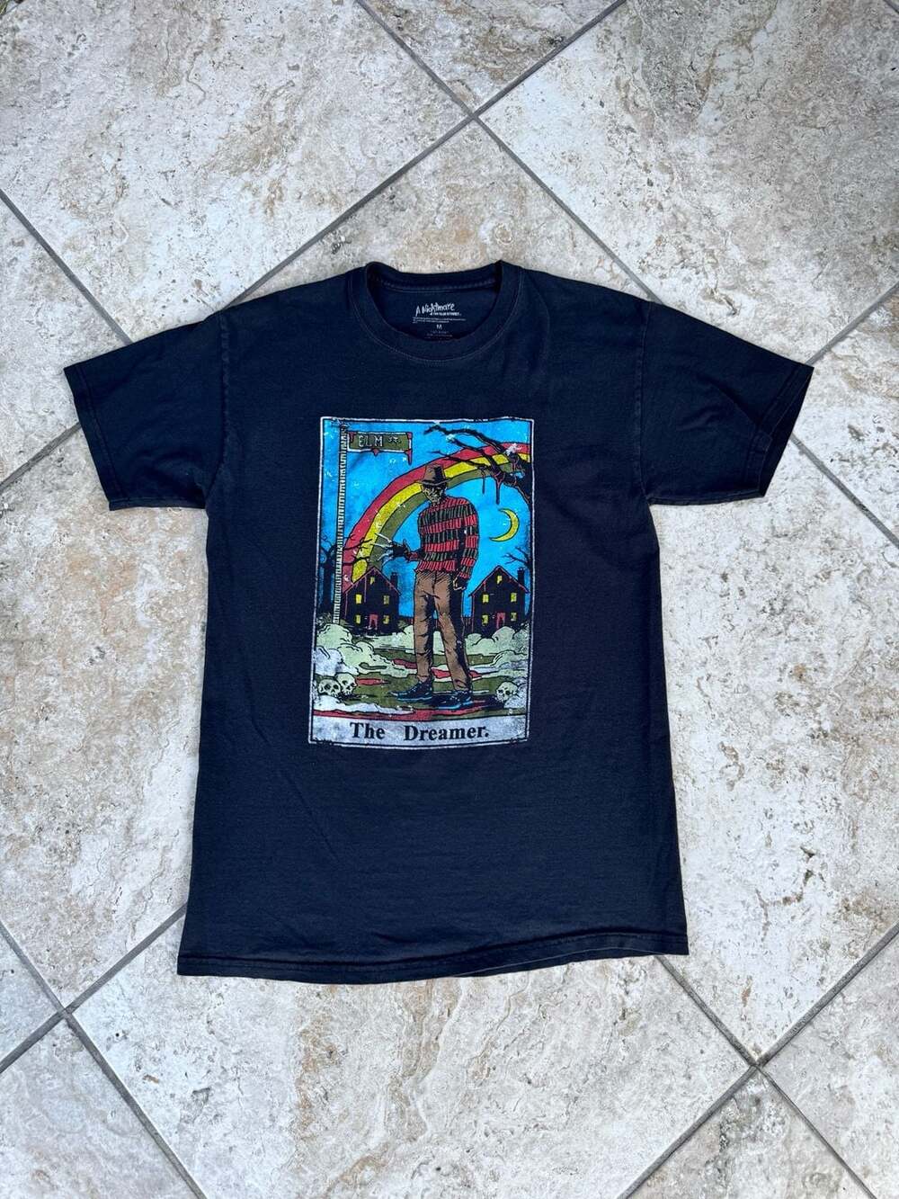 A Nightmare On Elm Street Freddy Krueger The Dreamer Tarot Card Graphic T-Shirt